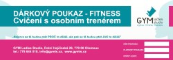 Dárkový poukaz - fitness