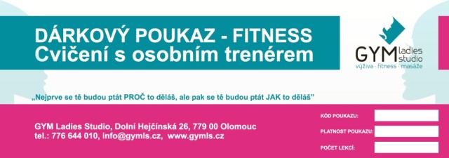 Dárkový poukaz - fitness